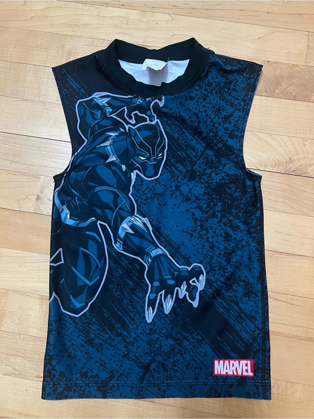 Marvel GK Elite Singlet Tank Top Shirt Boys XL CXLBlack Panther READ